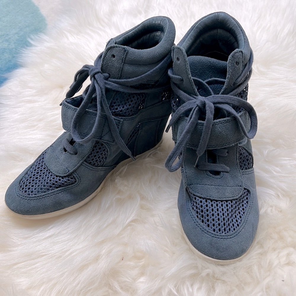 Ash Bowie Wedge Sneaker denim blue size 36 (US 6)
